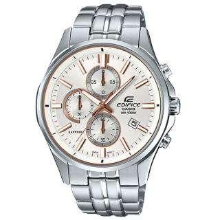 【CASIO 卡西歐】EDIFICE 立體時標三眼計時錶(EFB-530D-7A)