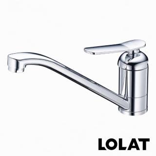 【LOLAT 羅力】官方直營 時尚立式水龍頭/適合小家庭餐飲廚房用/單把手易操控/鉻(KNN1159)