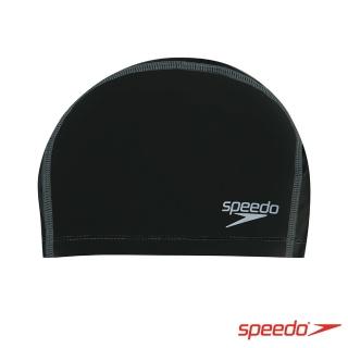 【SPEEDO】成人合成泳帽 Pace Long Hair(黑)