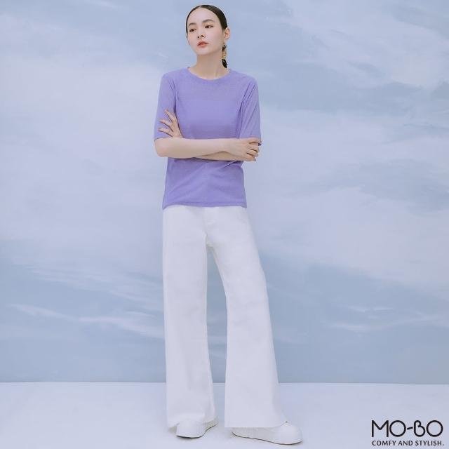 【MO-BO】慕尼黑微透膚簡約上衣(上衣)