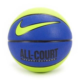 【NIKE 耐吉】Nike Everyday All Court 8P 籃球 7號 橡膠 室內外 藍綠(DO8258-321)