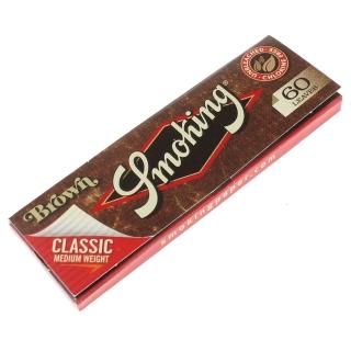 【Smoking】西班牙進口-Brown Classic-未漂白薄捲煙紙*10包