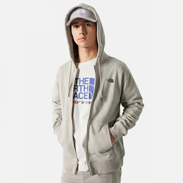 The North Face 外套 男款 女款 運動連帽外套 U TNF FULL ZIP KNIT TOP 灰 NF0A83OR7K7