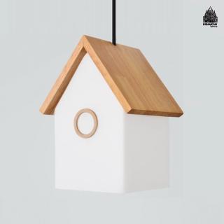 【必登堡】北歐原木小屋吊燈 C00012(吊燈/北歐風/創意/兒童/造型/原木/小房子/小屋)