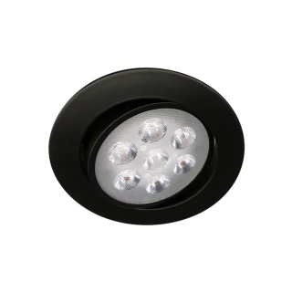 【聖諾照明】LED 崁燈 質感黑 7W 可調式崁燈 9.5公分 崁入孔 1入(歐司朗晶片 CNS國家安全認證)