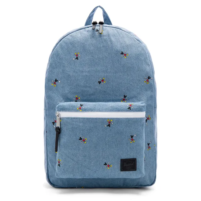 【Herschel】Settlement 迪士尼 聯名款 米奇 米奇包 水藍 藍色 丹寧 帆布 限量 書包 男女