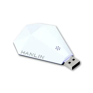 【HANLIN】MRFUSB 鑽石智能語音家電遙控器(萬能遙控 紅外線 網關 電視 冷氣 風扇)