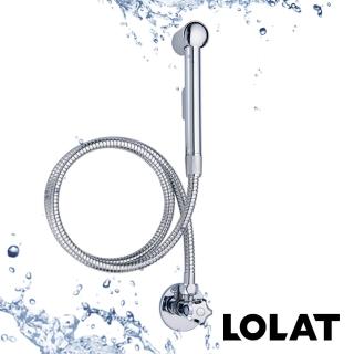 【LOLAT 羅力】多功能衛生沖洗器/馬桶/洗屁屁/鉻(A1065P)