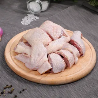 【超秦肉品】頂臻雞 100%國產土雞肉 半雞切塊 900g x3盒