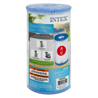 【INTEX】游泳池配件-簡易濾水器濾心桶(2入組_29002E)