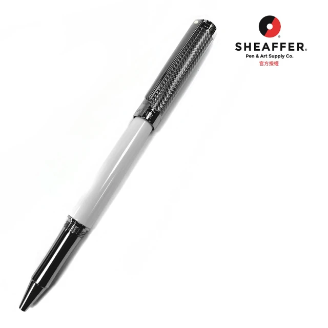 SHEAFFER 9240 Intensity系列 白桿銀環 鋼珠筆(E1924051)