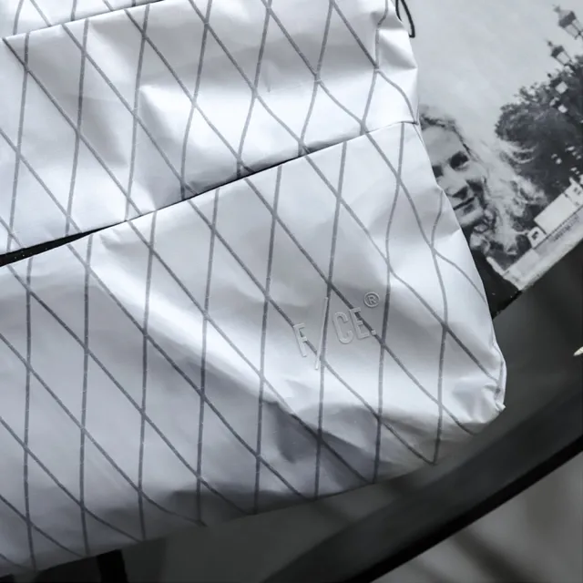 【F/CE】X-PAC SACOCHE BAG 白色 菱格紋 抗撕裂 側背包 單車補給袋 F1801XP0005WH