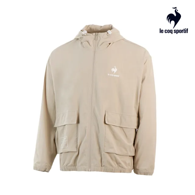 【LE COQ SPORTIF 公雞】抗UV潮流運動防風外套 男女-3色-LWP61262_LWP62262