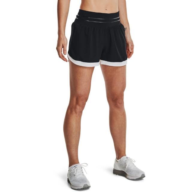 【UNDER ARMOUR】UA官方直營 女 RUNHER 運動短褲 _1369801-001(黑)