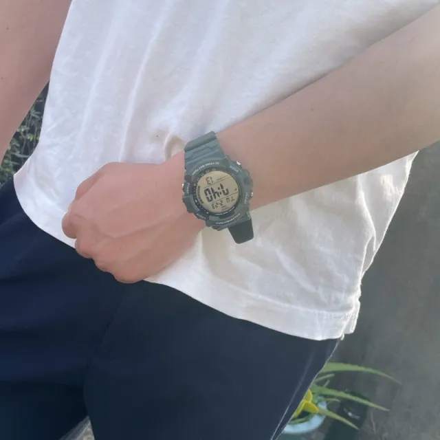 【CASIO 卡西歐】錶帶加長大錶面電子錶(AE-1500WHX-3A)