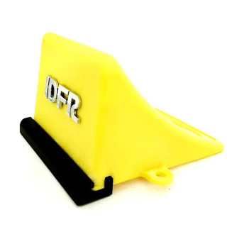 【IDFR】車輪擋 輪擋 車擋 輪胎擋 - 小款 黃色 2入(停車 安全 止滑 防滾 貨運)
