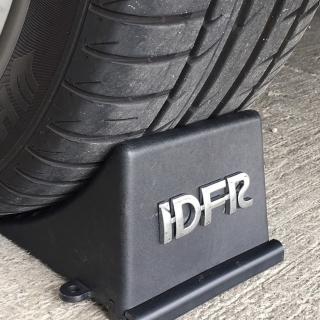 【IDFR】車輪擋 輪擋 車擋 輪胎擋 - 小款 黑色 2入(停車 安全 止滑 防滾 貨運)