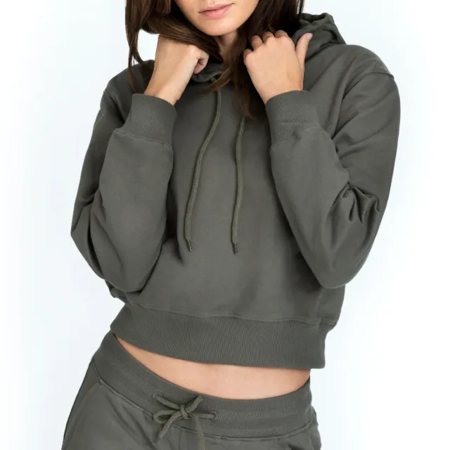 【Bread & Boxers】hoodie by Biderman 女款 有機棉長袖帽Ｔ 多色任選