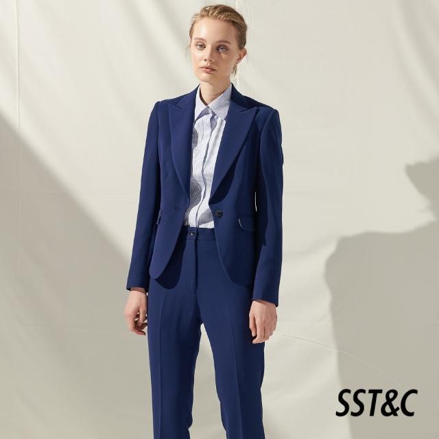 【SST&C】彈性合身商務藍西裝褲7262109003(換季55折)