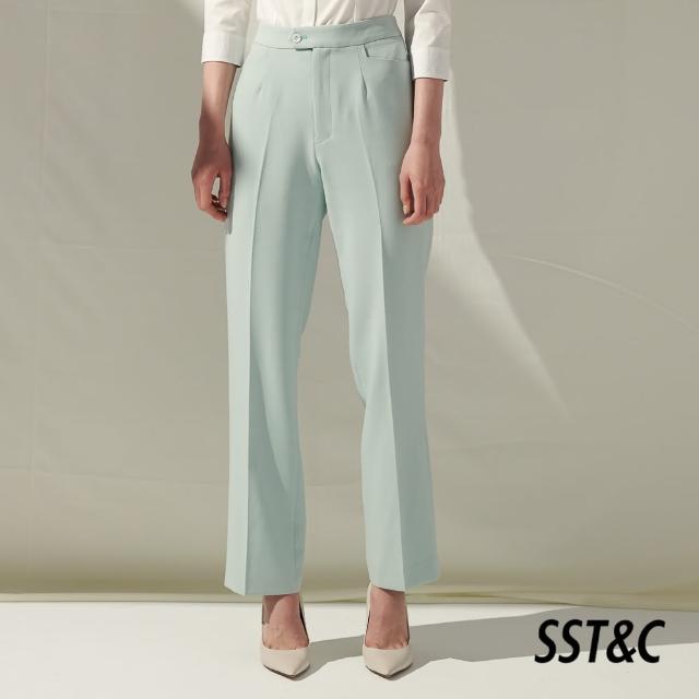 【SST&C】彈性合身湖水藍西裝褲7262109006(換季55折)