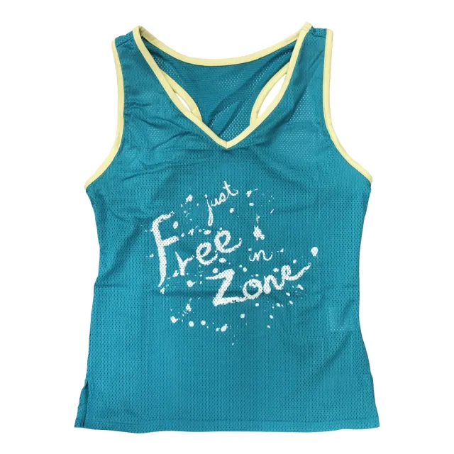 【FREEZONE】透氣挖背女運動罩衫背心上衣(坦克Tank/多色可選/慢跑/瑜珈/有氧/重訓/登山)