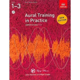 【ABRSM 英國皇家】聽力測驗練習本 第1-3級 含2片CD(Aural Training in Practice Grade 1-3 With 2 CDs)