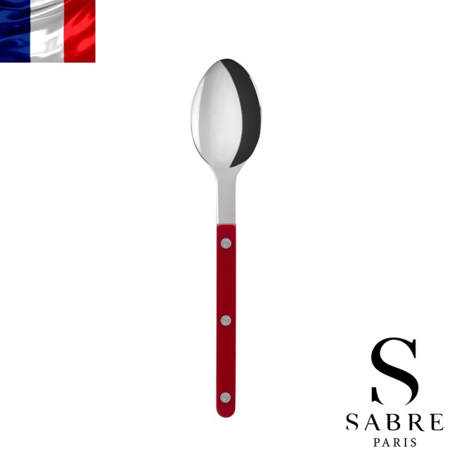 【Sabre Paris】Bistrot小酒館經典純色-主餐湯匙-酒紅
