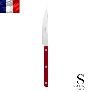 【Sabre Paris】Bistrot小酒館經典純色-主餐刀-酒紅