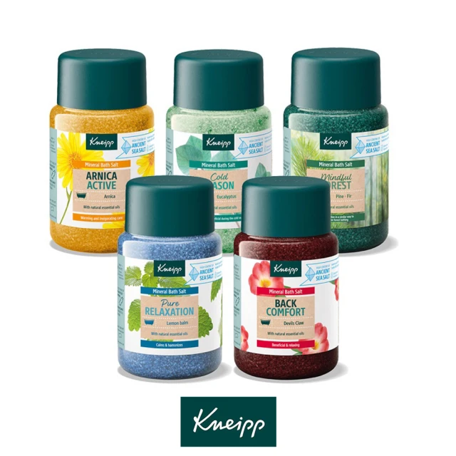 【Kneipp 克奈圃】有機精油鹽泉浴鹽500g(德國/沐浴/鹽/沐浴鹽/克奈圃/kneipp/天然/泡澡/有機/精油)