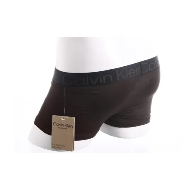 【Calvin Klein 凱文克萊】CK Flex Natural Micro男生低腰短版 平口四角內褲 貼身版型(單件袋裝 美國進口)