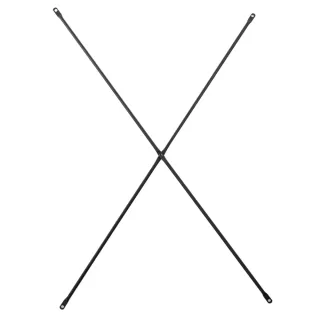 【特力屋】萊特層架 交叉桿配件 黑色 40cm