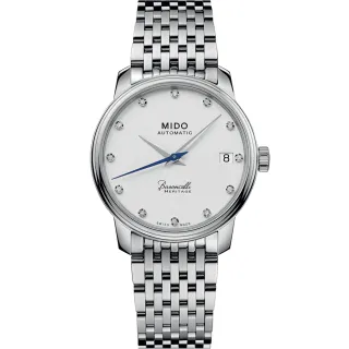 【MIDO 美度 官方授權】Baroncelli Heritage 纖薄機械女錶(M0272071101600)