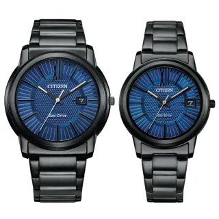 【CITIZEN 星辰】PAIR系列光動能簡約時尚腕錶  禮物  手錶(AW1217-83L/FE6017-85L)