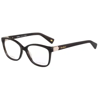 【MaxMara】時尚光學眼鏡 MM1209(黑色)