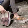 【Taroko】銀河公主蝴蝶結淺口套腳平底鞋(4色可選)