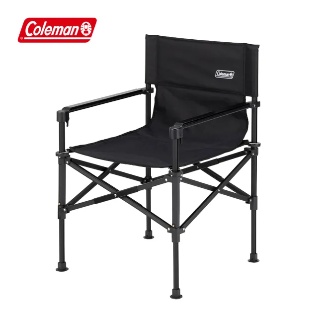 【Coleman】兩段式輕巧導演椅 / 黑(CM-38511M000)