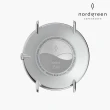 【Nordgreen 官方直營】Native 本真 月光銀系列 指針五珠精鋼錶帶手錶 36mm