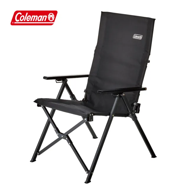 【Coleman】LAY躺椅 / 黑 / CM-36520(露營椅 大川椅 躺椅 摺疊椅 高背椅)