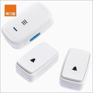 【特力屋】臺灣阿福自發電按無線門鈴2對1