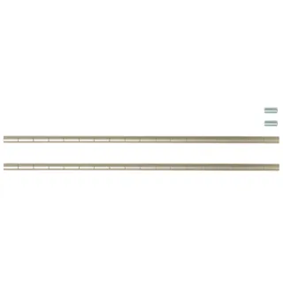 【特力屋】Home Zone 烤漆延伸鐵管 香檳 2入 46cm