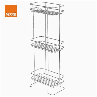 【特力屋】 304不鏽鋼三層方型置物架