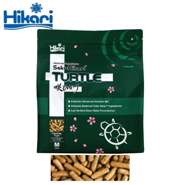 【HIKARI 高夠力】善玉菌烏龜飼料 守護腸胃健康成長567g(適用於各種澤龜 兩棲生物的浮水性飼料)