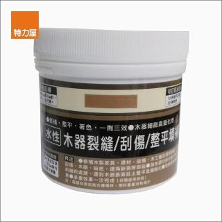 【特力屋】水性木器裂縫/刮傷/整平填補劑 柚木 200G