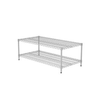 【特力屋】 烤漆二層架寬122*深60*高45公分白