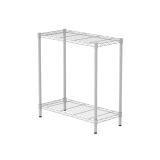 【特力屋】 烤漆二層架寬75*深35*高80公分白