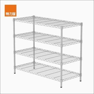 【特力屋】烤漆四層架寬106*深46*高90公分白
