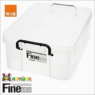 【特力屋】強固型掀蓋整理箱 23L 6入 K-025