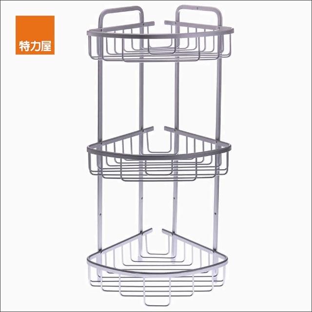 【特力屋】威利鋁合金三層轉角置物架