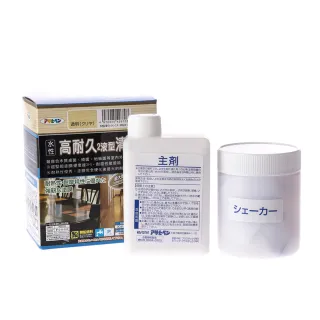 【特力屋】日本Asahipen 水性高耐久3H超耐磨清漆二液型 亮光 300g