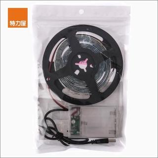 【特力屋】LED 2.5M 軟條燈 電池式+USB 白光